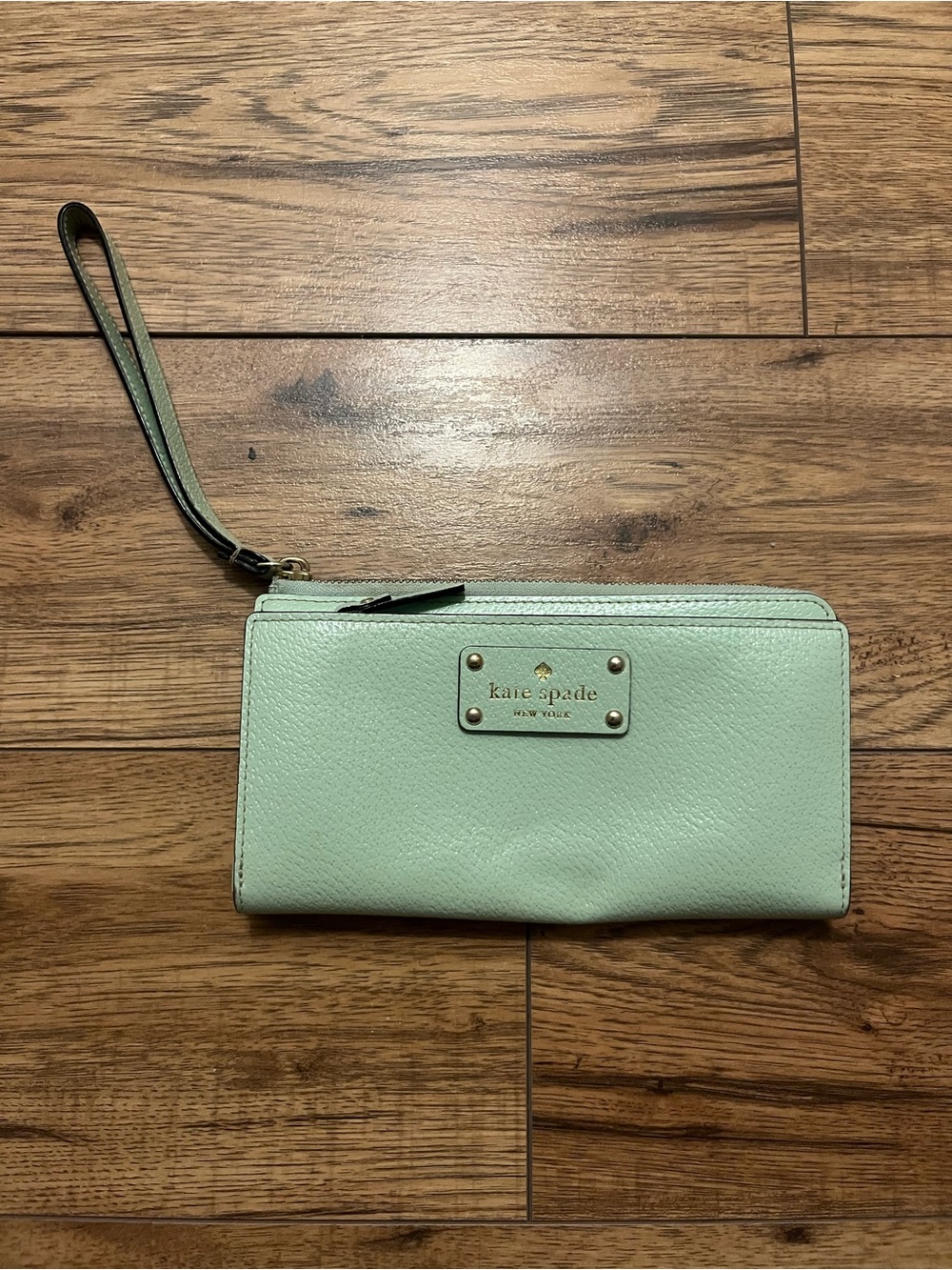 Kate Spade Mint Green Wristlet Wallet